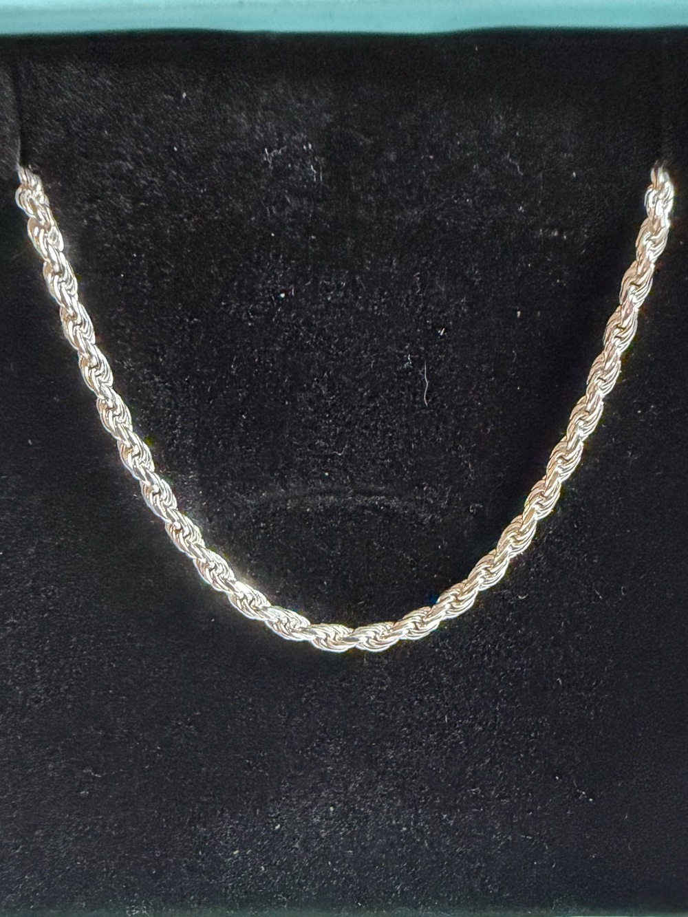 925 Sterling Silver Rope Bracelet • 7”